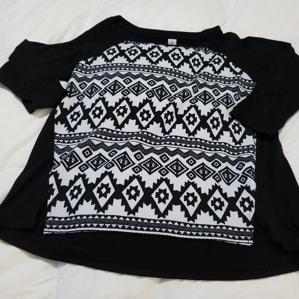 Black and White Shirt